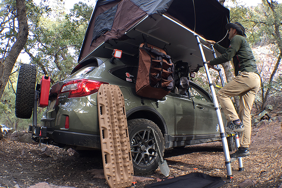 4xpedition subaru outback overland road warrior ikamper skycamp