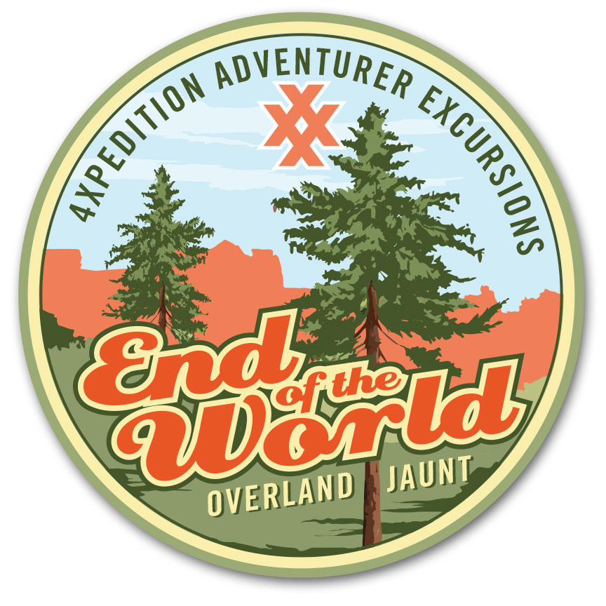 4XPEDITION End of the World Overland Jaunt Logo