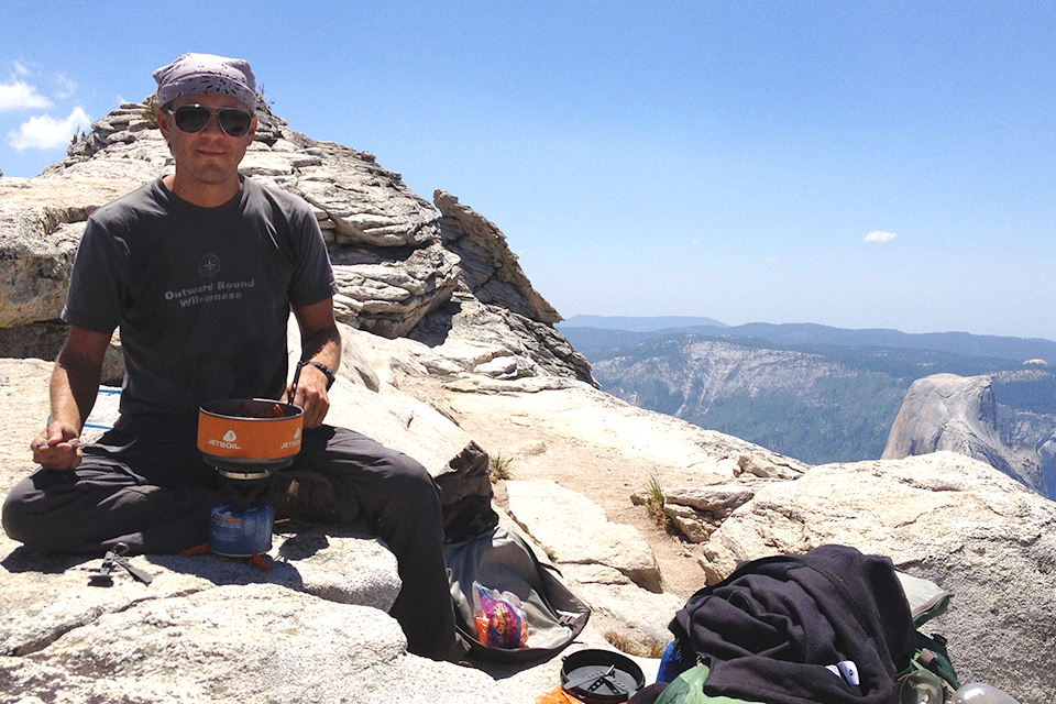 4xpedition backpacking equipment jet boil clouds rest half dome yosemite national park